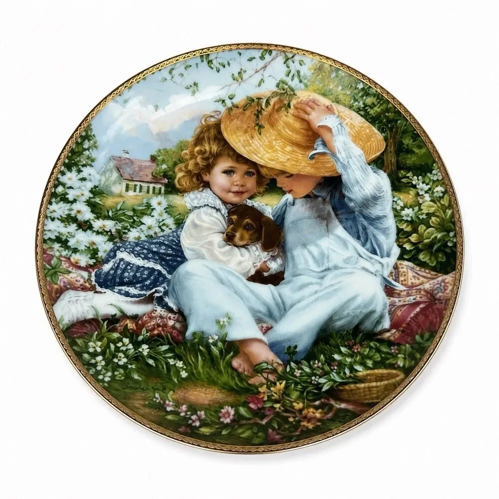 A Time To Love By Sandra Kuck Collectors Plate March Of Dimes Edition (1989)